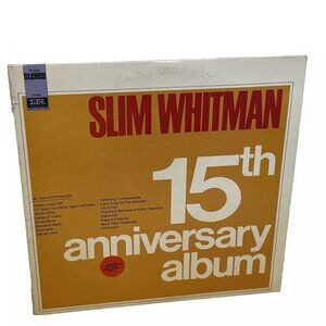 Slim Whitman 15th Anniversary Album (Vinyl, 1967) Liberty LT-12342 VG+ LP Record